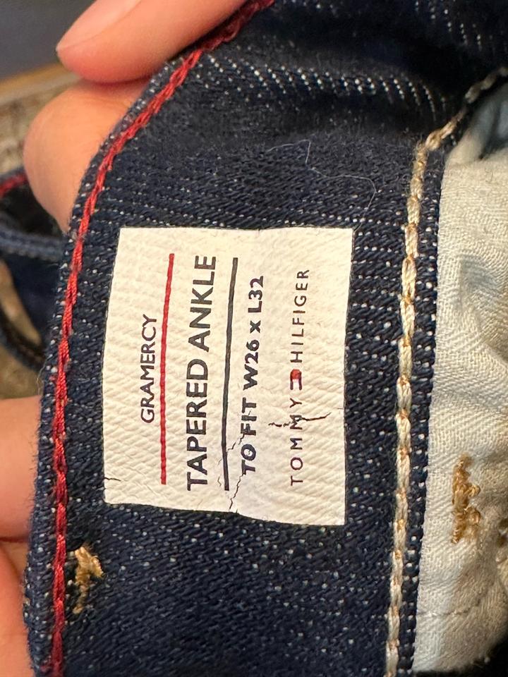 Темно синие джинсы Tommy Hilfiger