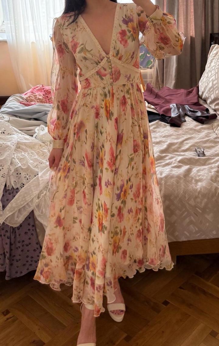 цветочное платье