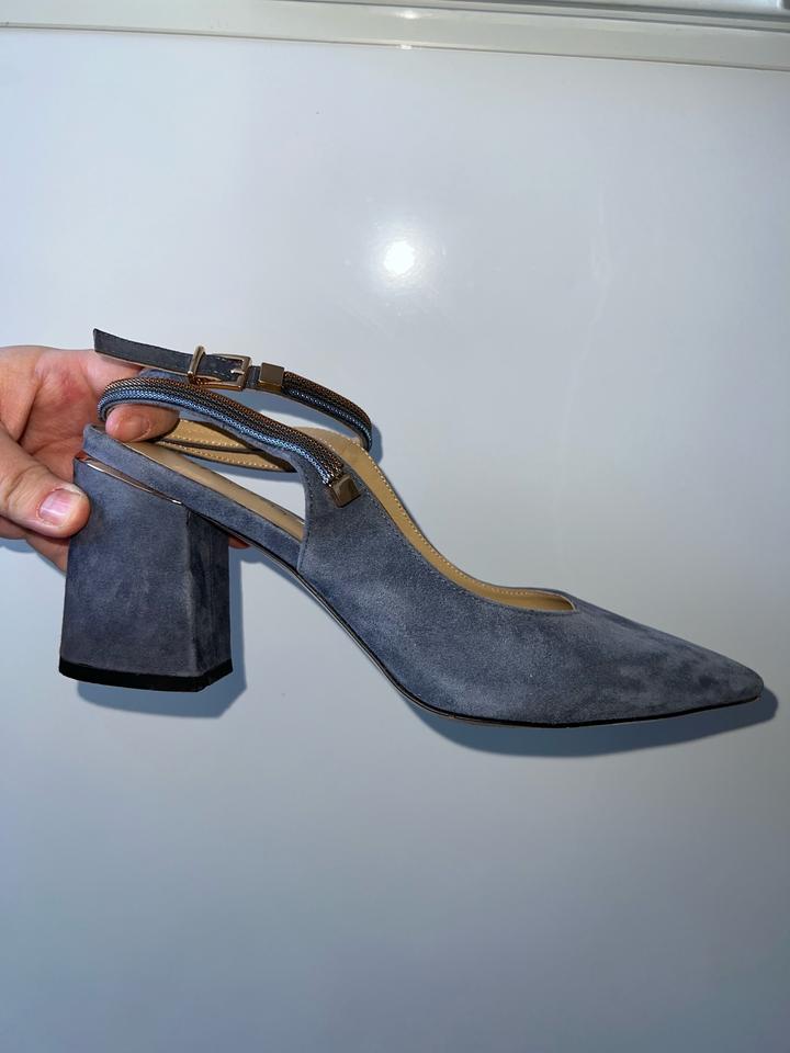 Туфли замшевые