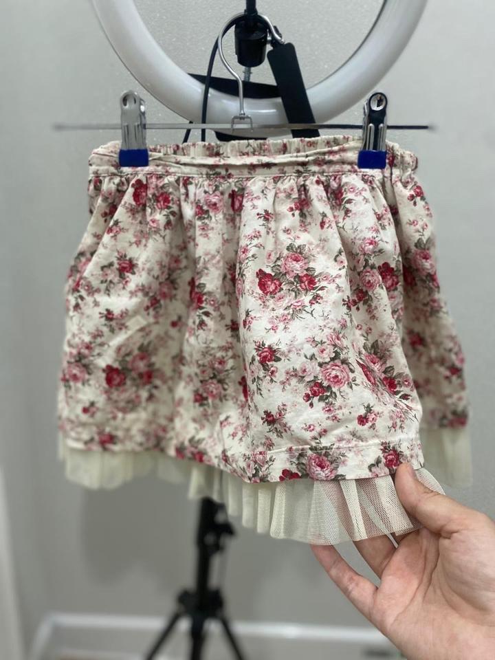 Юбка цветастая