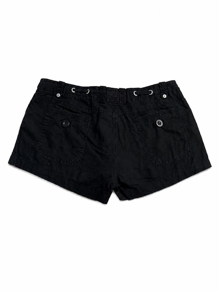 Linen mini shorts