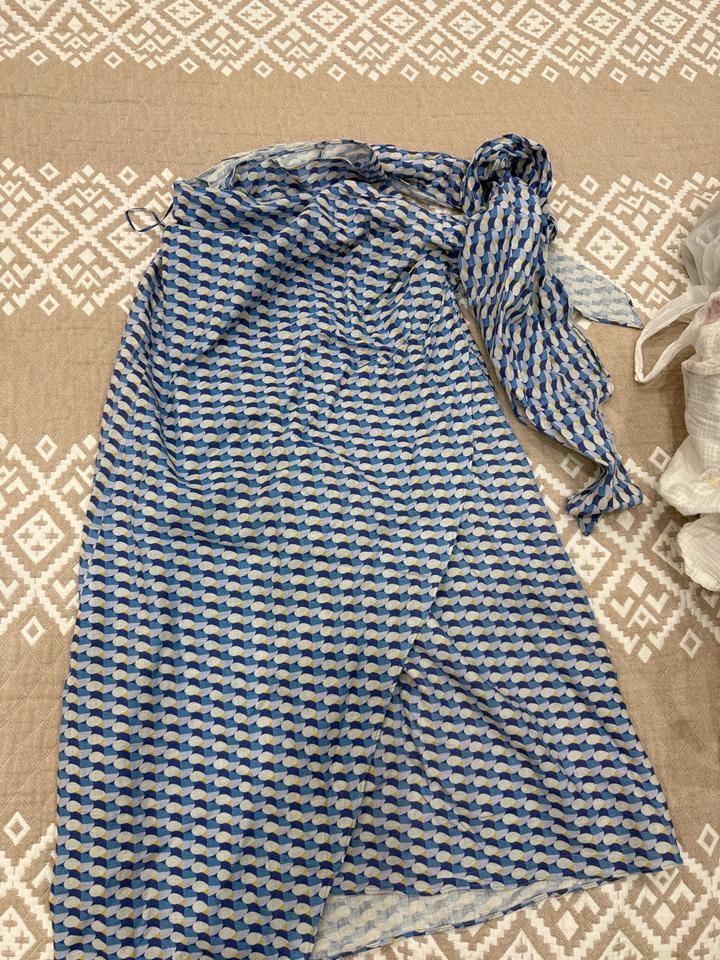 Юбка zara на запах, хлопок