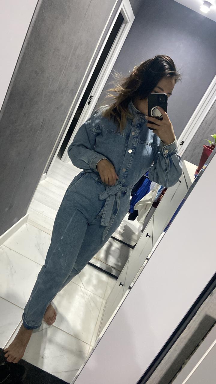 Комбинезон джинсовый