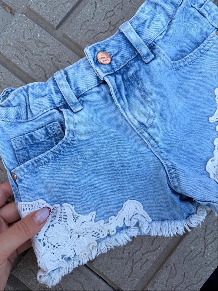 Джинсовые шорты 7-8 лет denim&co