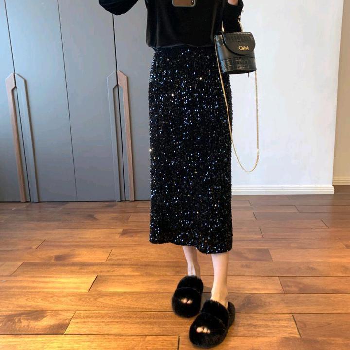 Длинное юбка