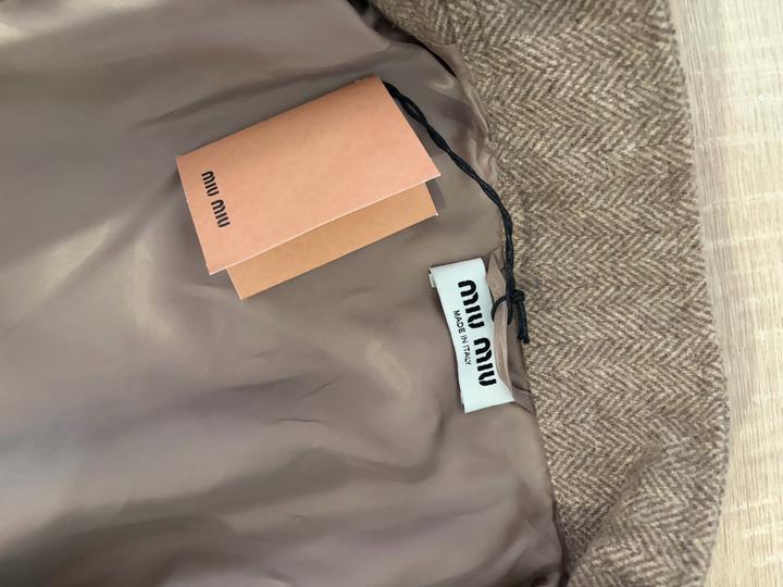 Шерстяной бомбер MIU MIU