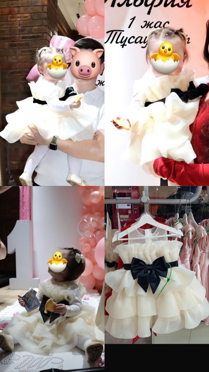 Платье на годик