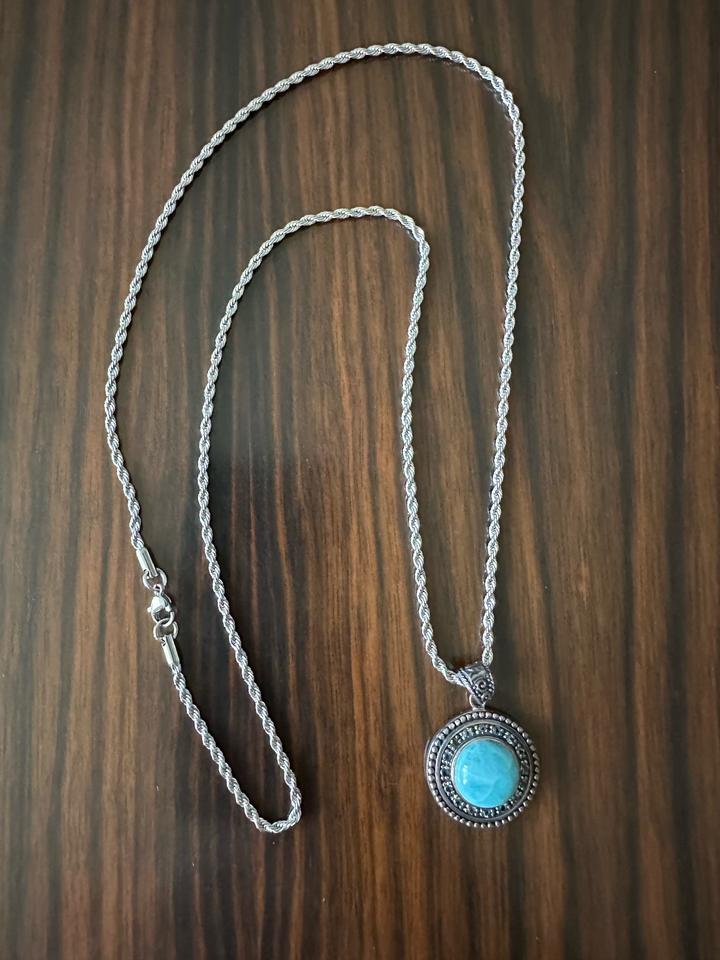 Колье с ларимаром