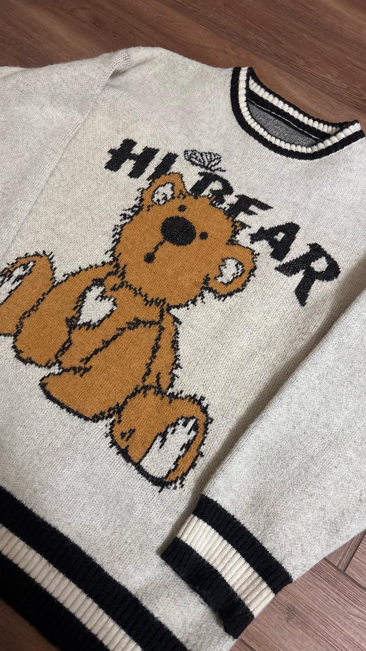 свитер мишка