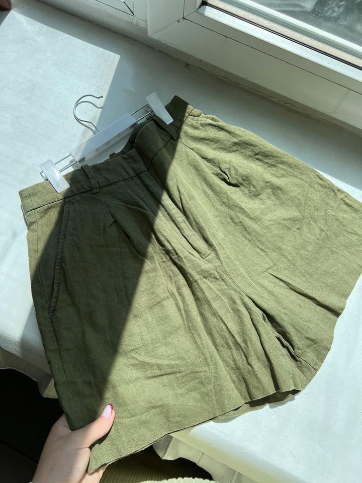 Шорты лен Zara