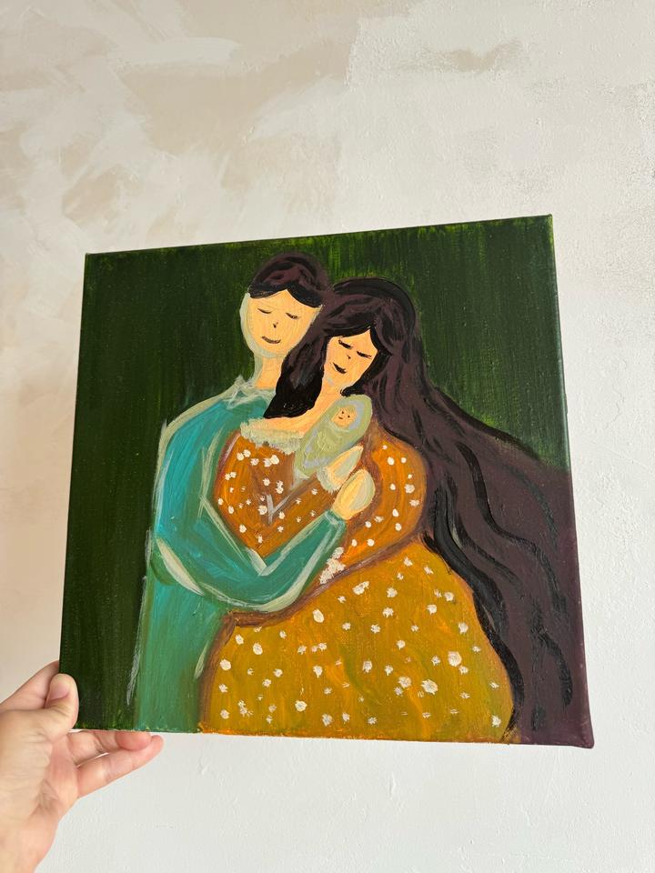 Картина Семья Отбасы