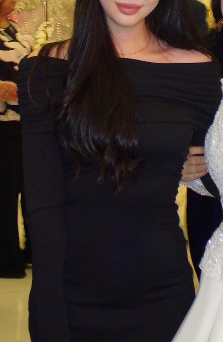 длинное платье черное