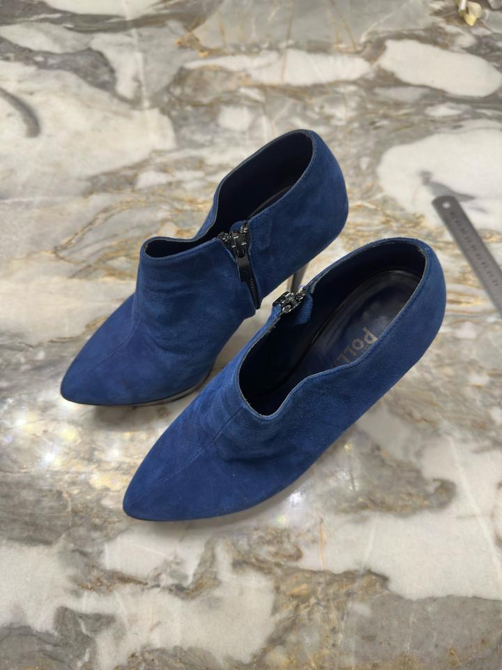 Винтажные Pollini ботинки на высоком каблуке