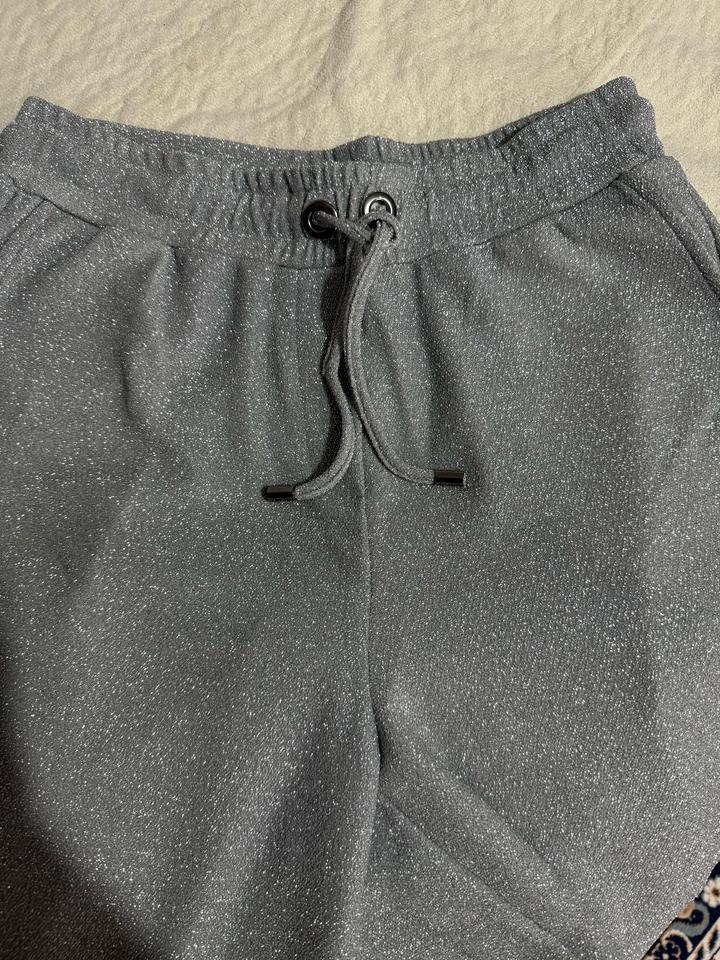 Брюки с люрексом