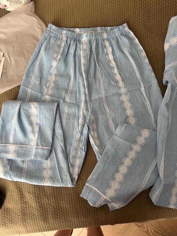 Пижама голубая