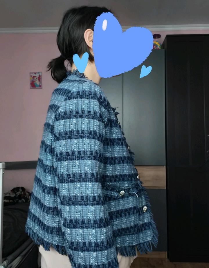 Жакет пиджак твидовый