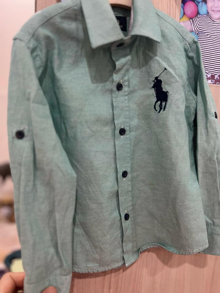 Брендовая рубашка для мальчика