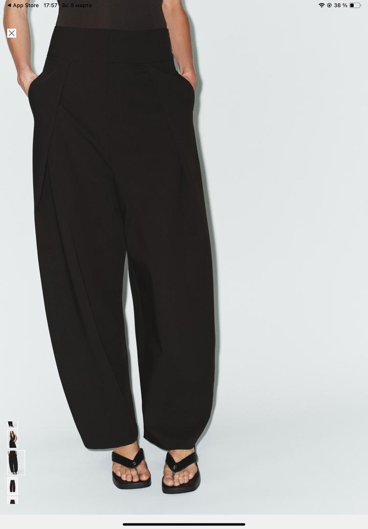 Коричневые брюки