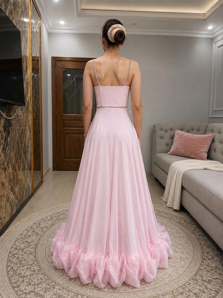 Нежно-розовое платье Prima la sposa