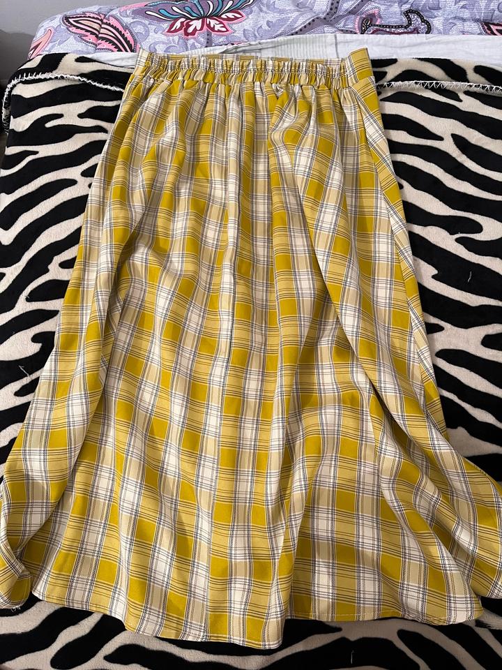 юбка в клетку