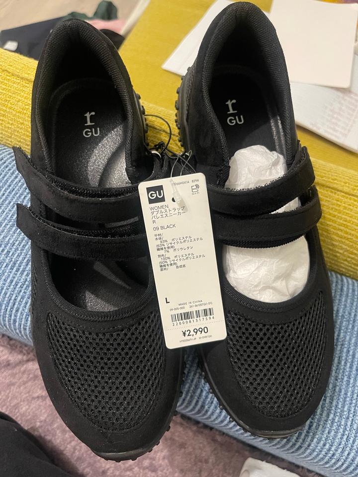 Обувь Uniqlo Gu черные L 24,5