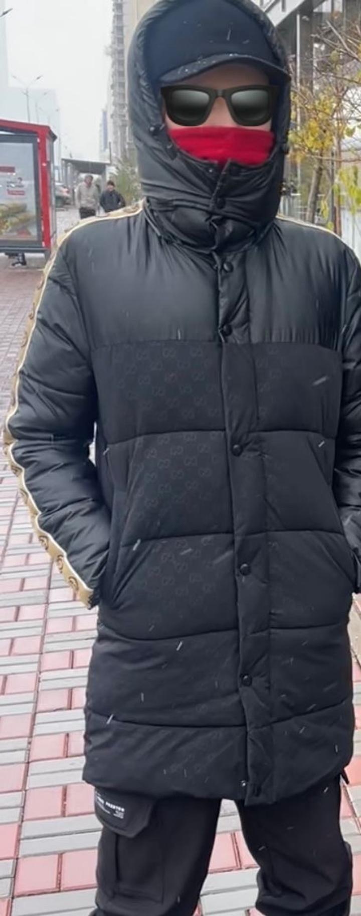 Куртка зима стеганная под Gucci