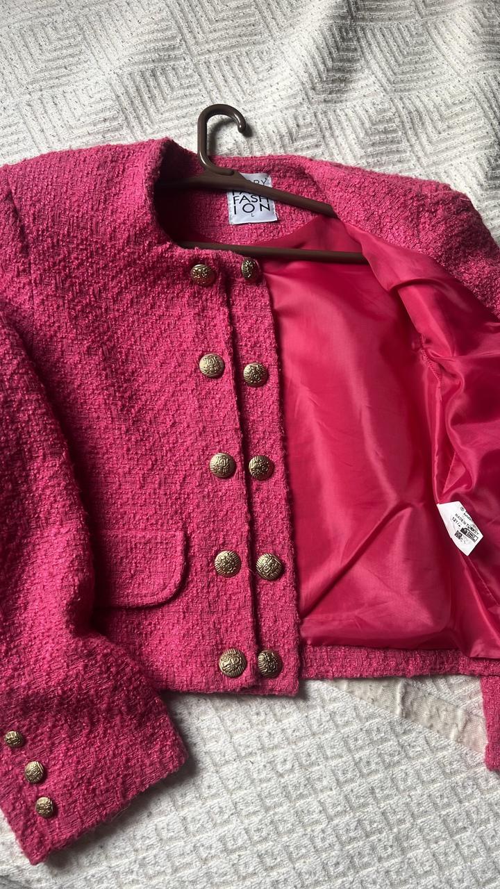 Пиджак твидовый 46р