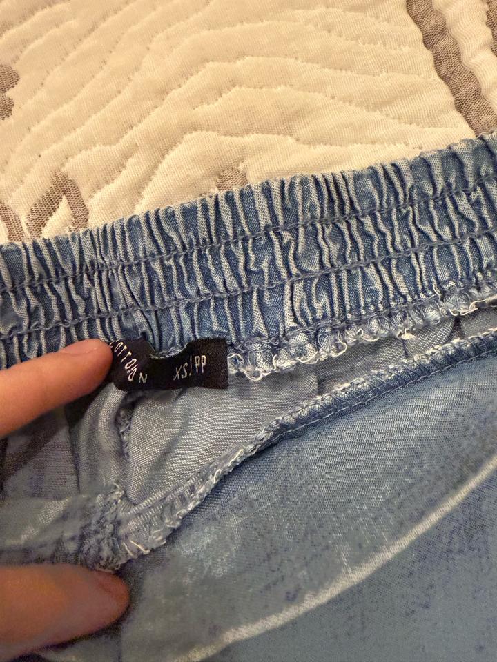 Легкие кюлоты из тонкой джинсы