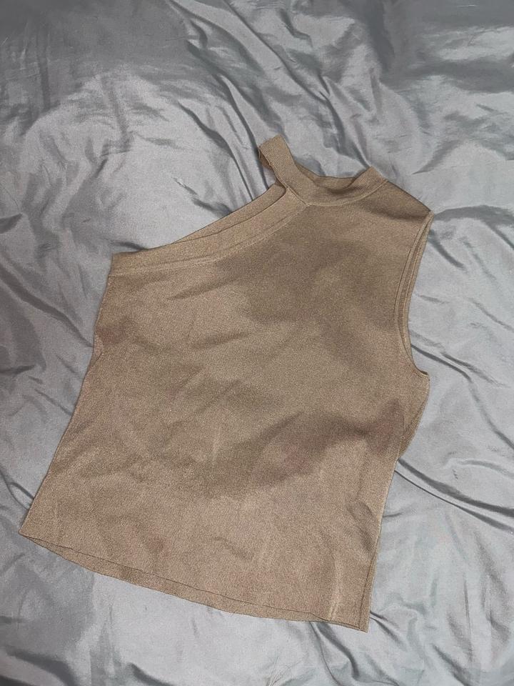 Бежевый Топик Zara🤎