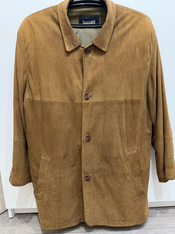 Мужская куртка из натурального замша.