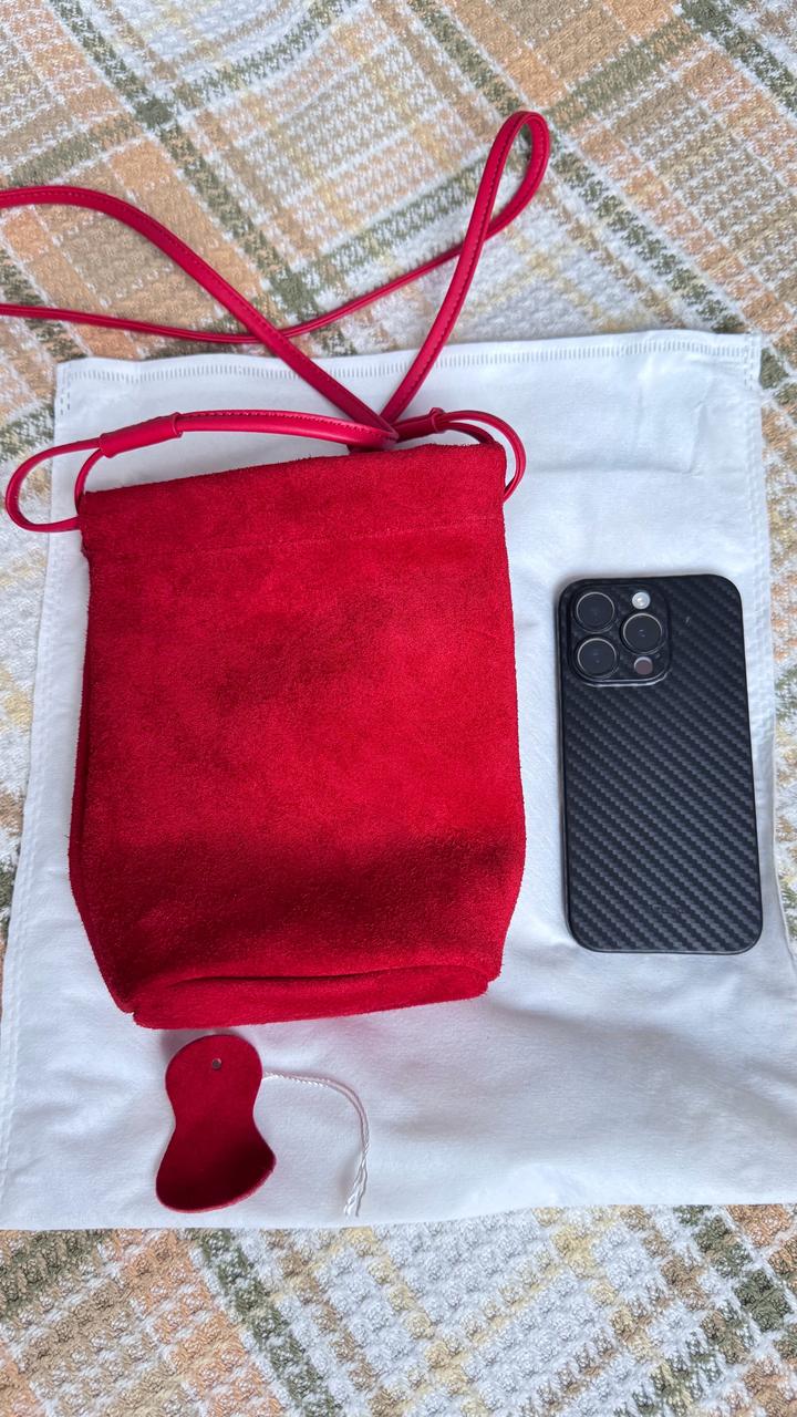 Сумка замшевая