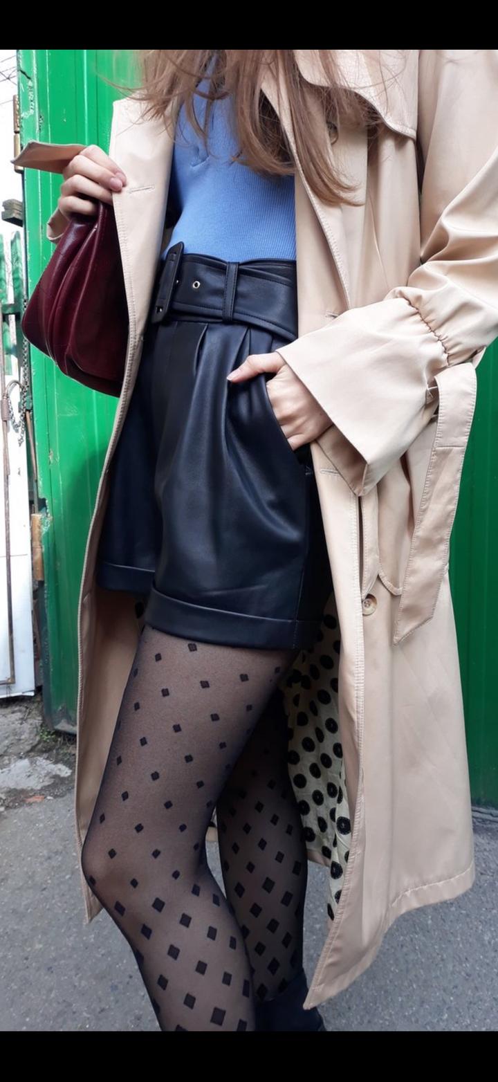 Кожаные шорты Love republic