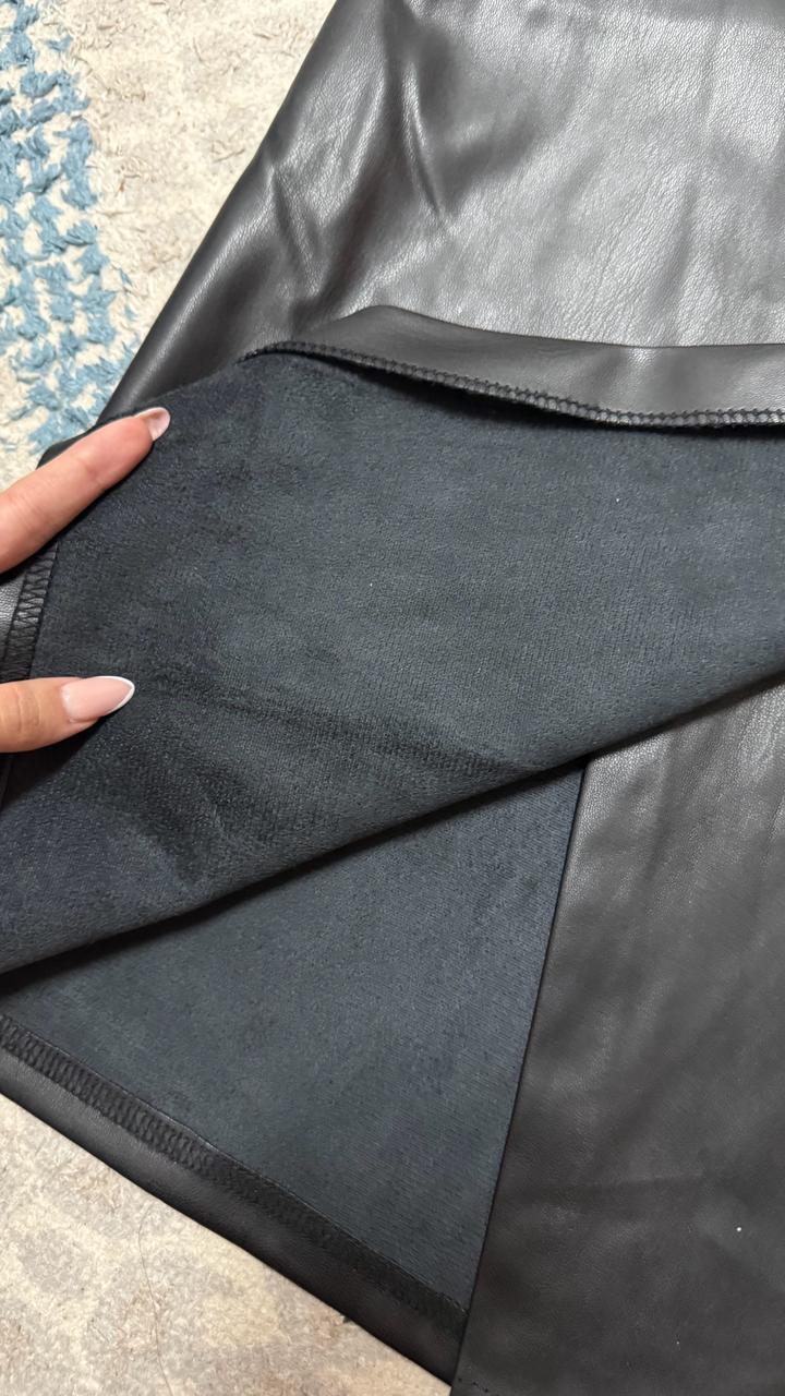 Кожаная юбка