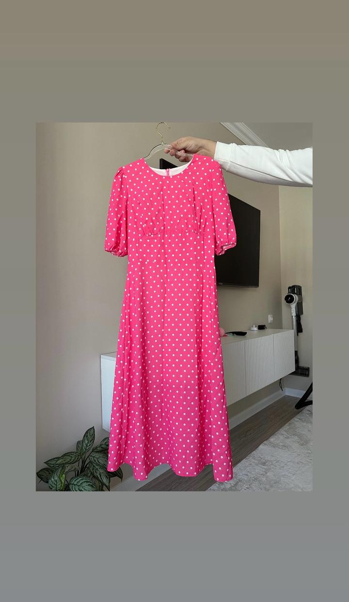 Платье в горошек