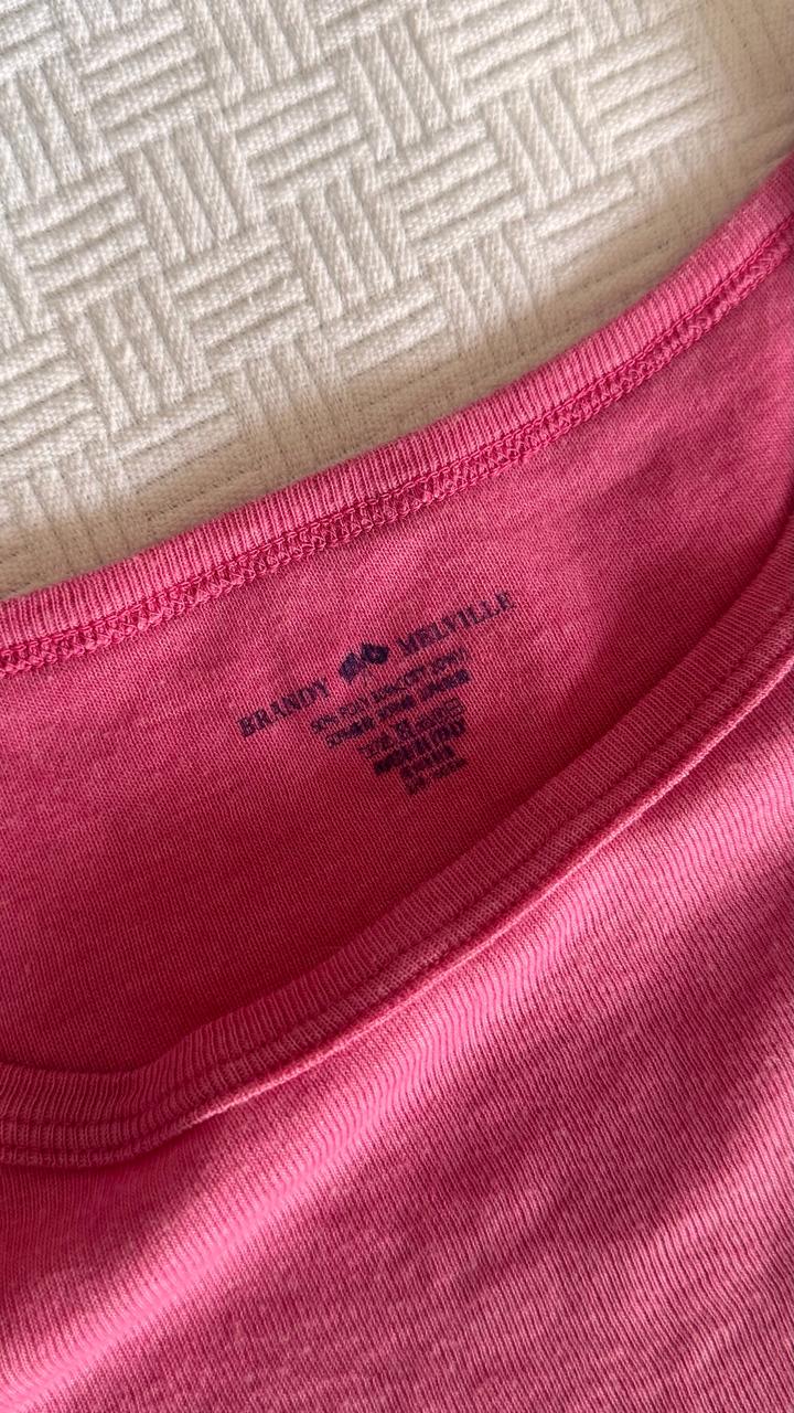 Розовая футболка Brandy Melville