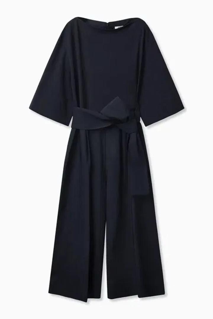COS комбинезон Relaxed-Fit Pleated Jumpsuit