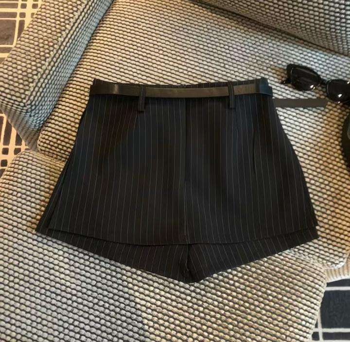 Черный мини Шорти юбка
