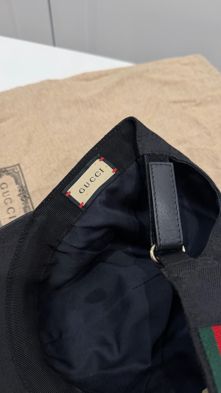 Чёрная кепка Gucci GG baseball