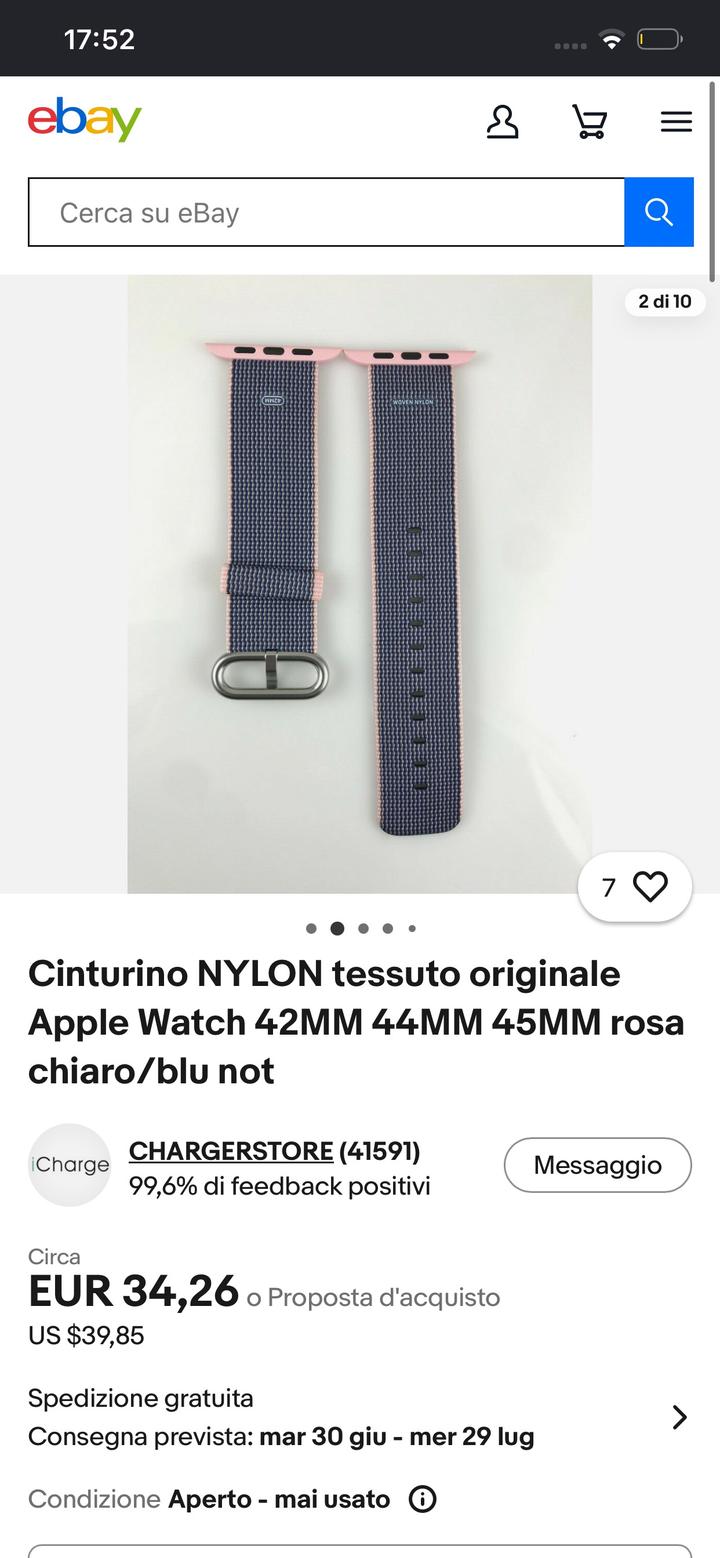 Нейлоновый Ремешок для appe watch