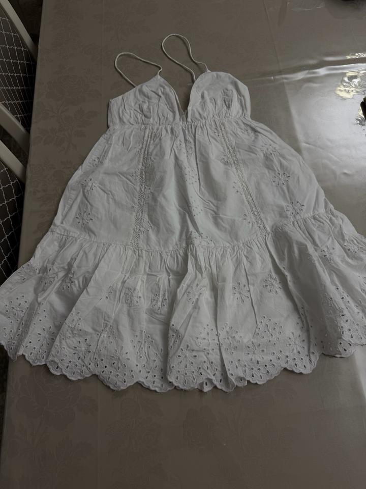 Белый сарафан zara