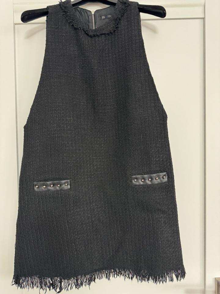 Стильный сарафан ZARA BASIC - трендовый твид