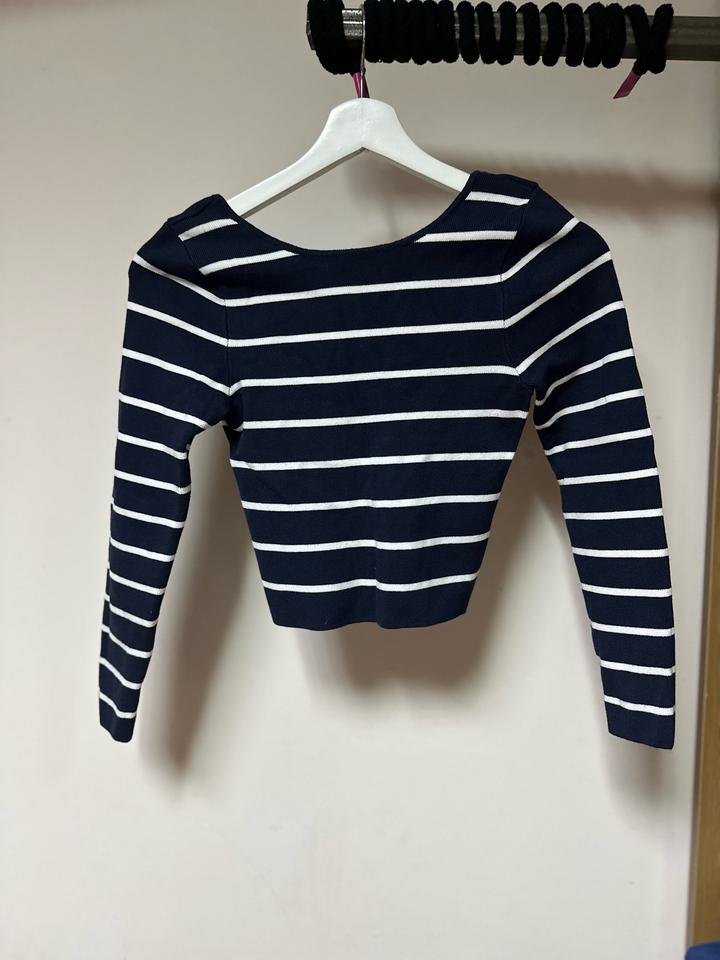 Трикотажный лонгслив Zara в морском стиле