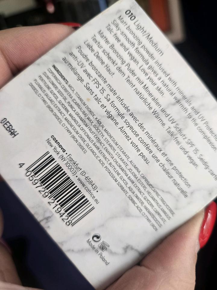 минеральный бронзер Catrice Clean ID Mineral Bronzer SPF 15