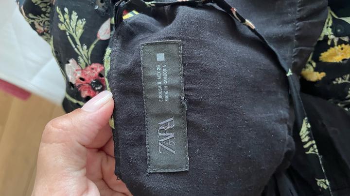Платье с цветочками Zara