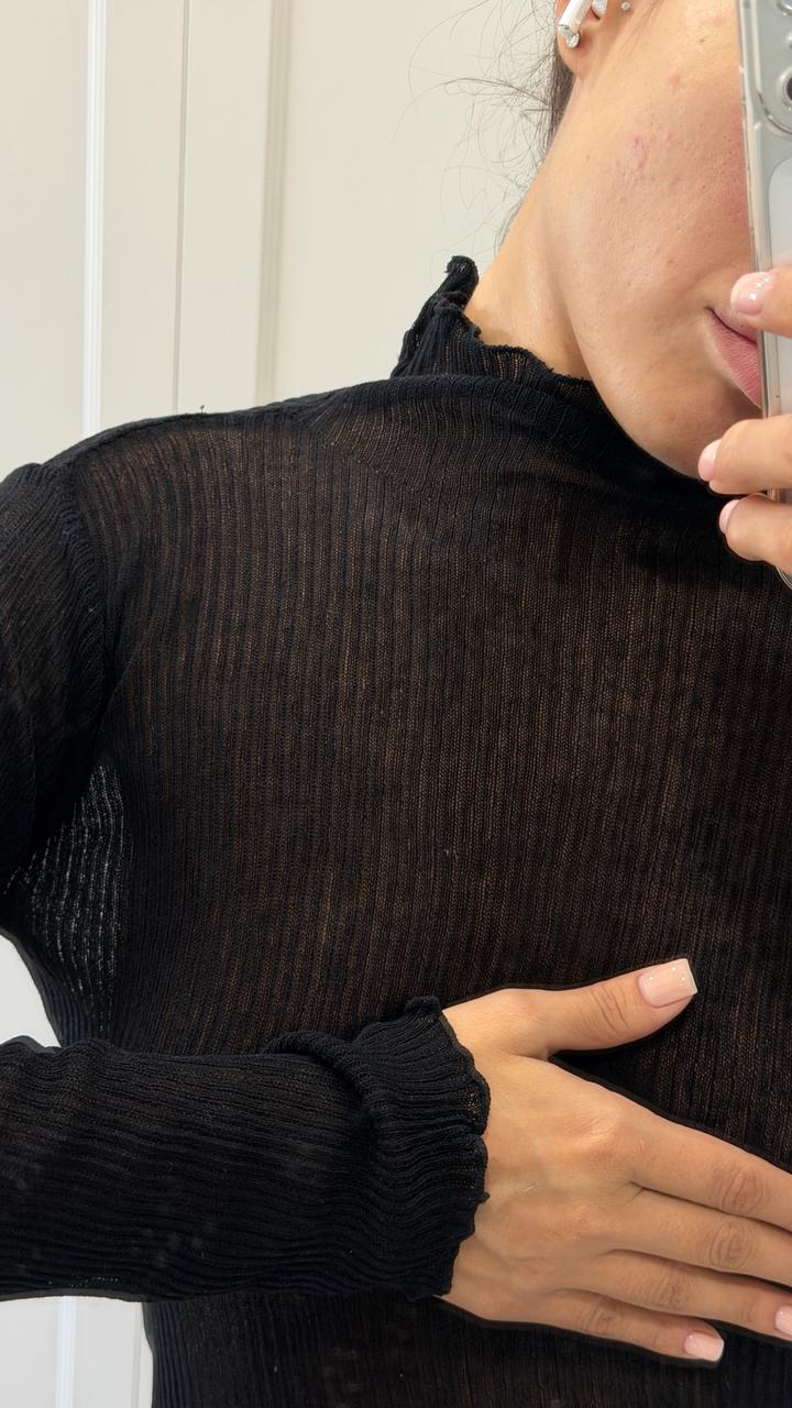 Полупрозрачная кофта (водолазка) ZARA