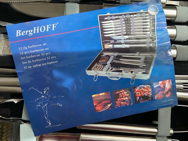 Новый набор для барбекю на 32 предмета, Berghoff.