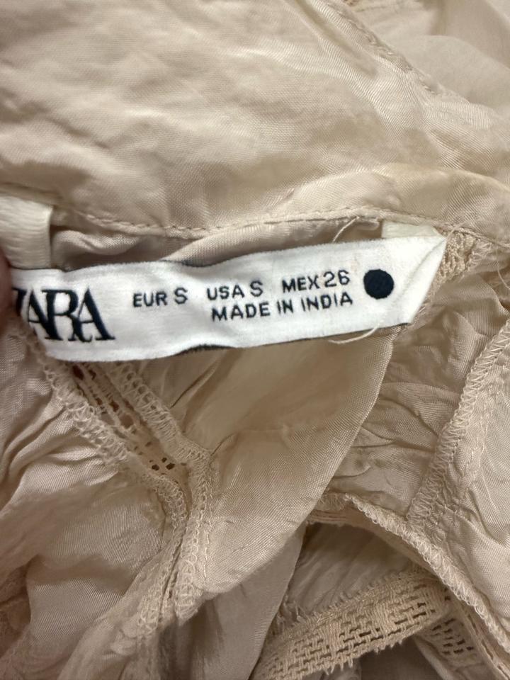 Платье Зара молочная