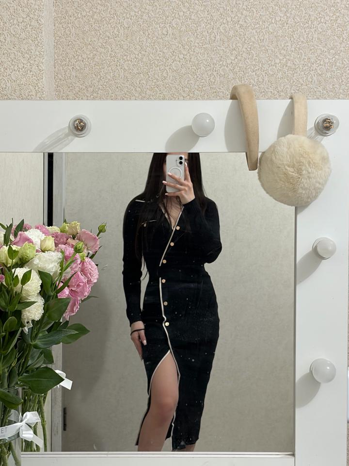 Lichi личи черное платье