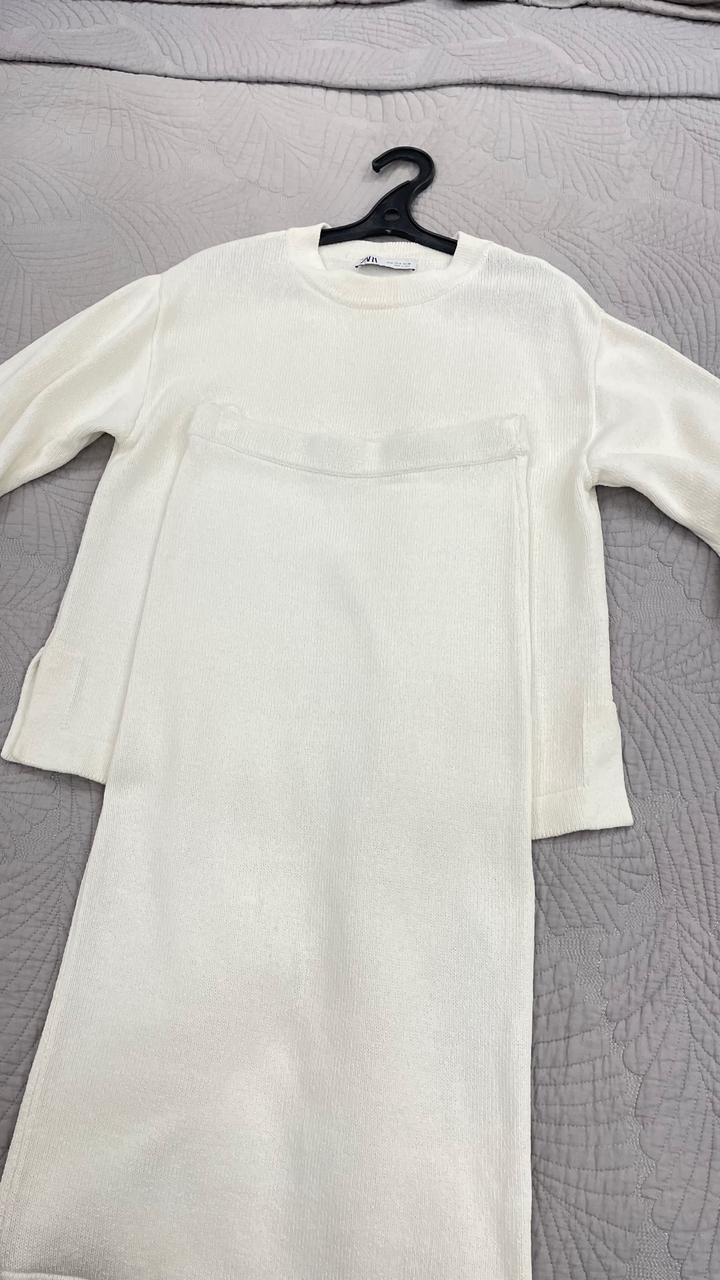 Двойка Zara из смесового льна