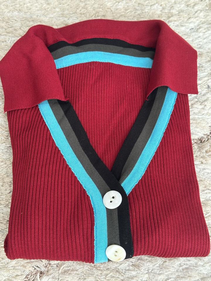 Поло бордовое